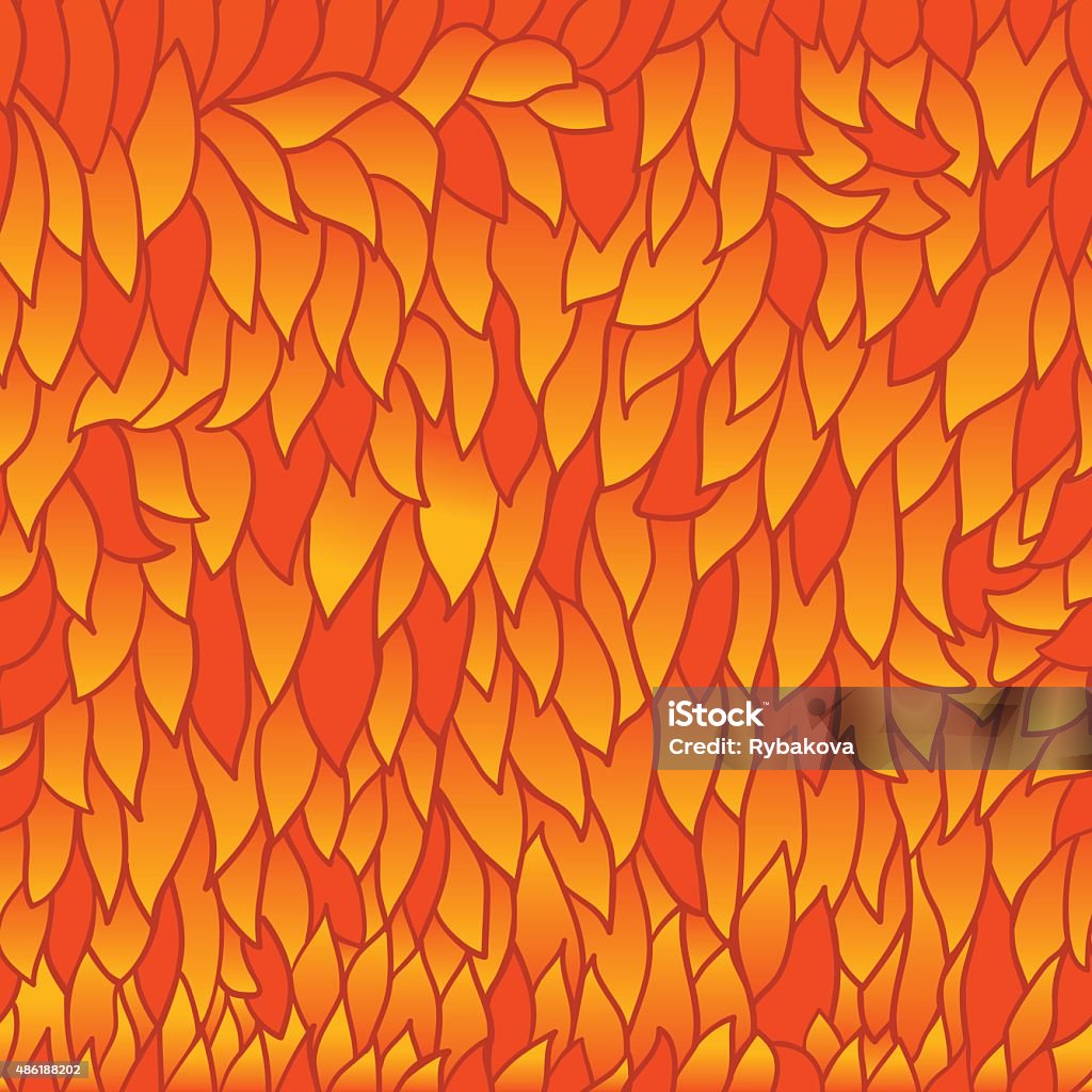 Orange Pattern Fall Seamless Pattern With Autumn Leaves 1 Stock Illustration - Download ...