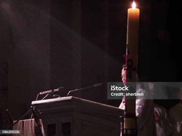 Easter Vigil At Manila Cathedral Stock Photo - Download Image Now - Catholicism, Church, Cultures