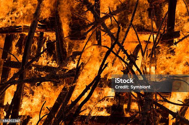 Infierno De Fuego Foto de stock y más banco de imágenes de Abeto - Abeto, Accidentes y desastres, Aire libre