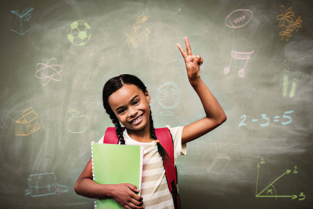 istock Composite image of school subjects doodles 486203540