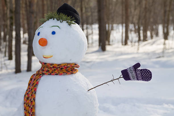 istock head snowman orange scarf 486204117
