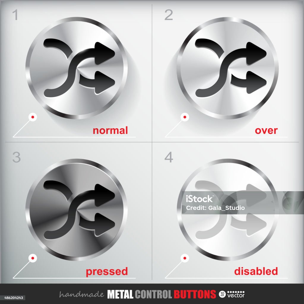 Zestaw czterech położeń koło metalu, szuramy. - Grafika wektorowa royalty-free (Aplikacja mobilna)