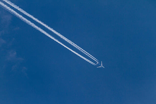 Airplane stock photo