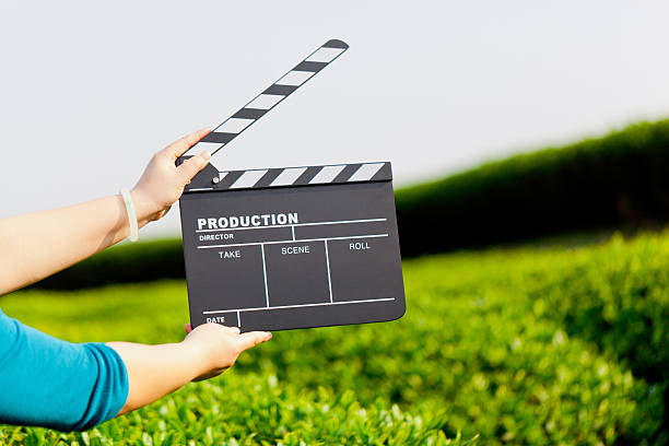 istock Hands holding a movie clapboard 486205019