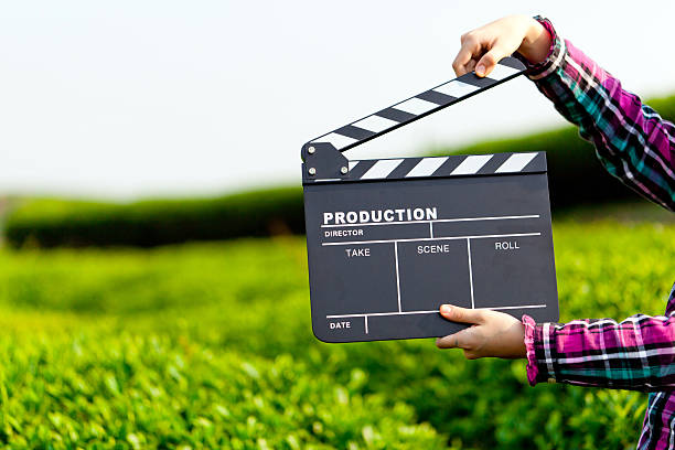 istock Hands holding a movie clapboard 486205083
