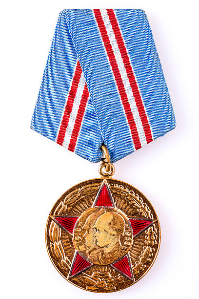 istock Russian (soviet) medal for participation in the Second World War 486205699