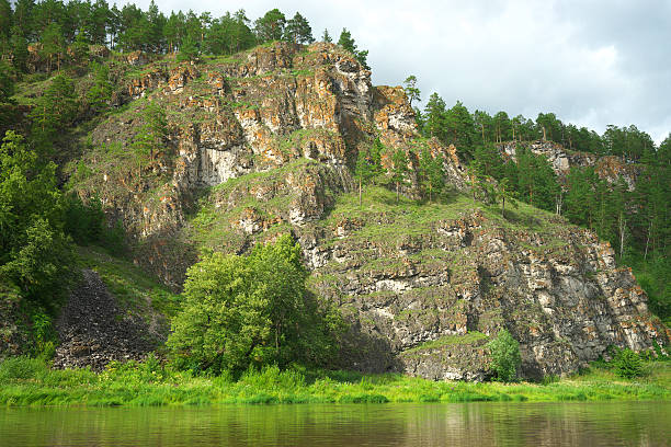 istock Hay River. Russia, South Ural. 486206188
