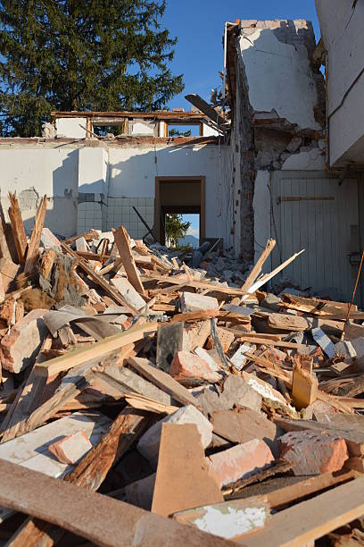 istock Destruction ,  house after a natural disaster 486206306