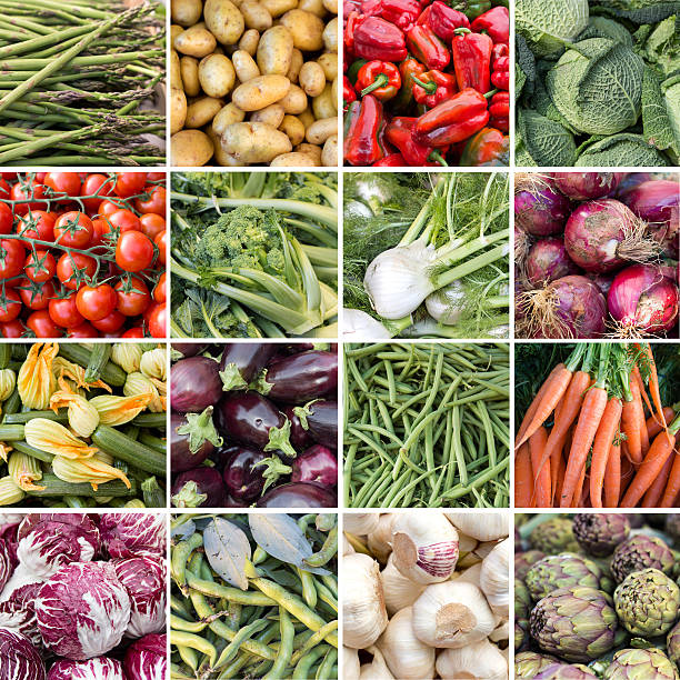 istock Collage of 16 fresh vegetables 486220436
