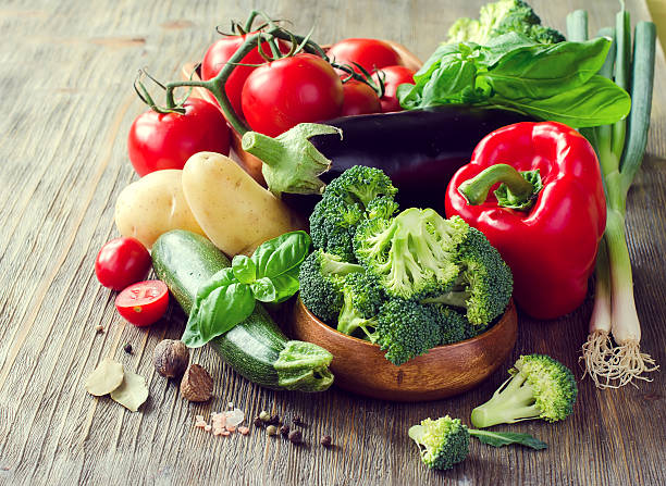 istock Vegetables for cooking healthy dinner, fresh vegetarian ingredie 486230560
