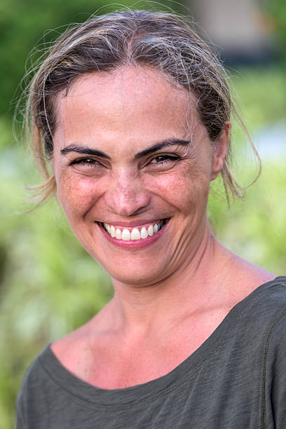 istock Mature hispanic woman smiling 486231912