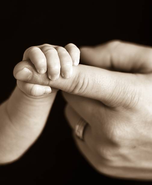 istock Father and daughter hold hands. 486236539