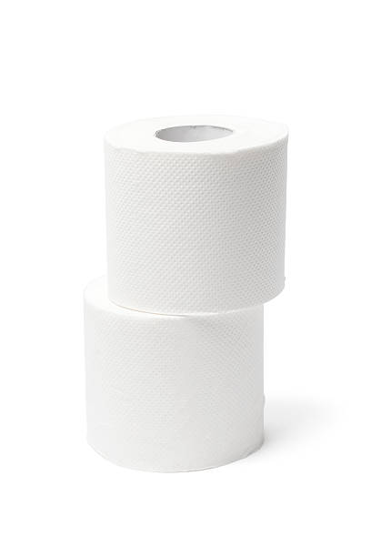 istock Two Toilet Paper Rolls - With Clipping Path 486241507