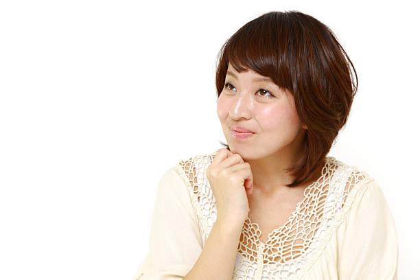 istock Japanese woman dreaming at her future 486241809