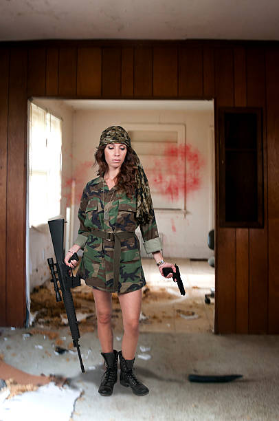 istock Woman Soldier 486249564