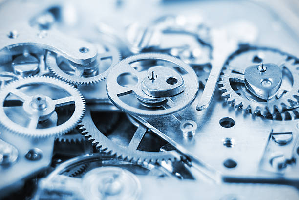 istock clock mechanism made in the technique of toning 486252854