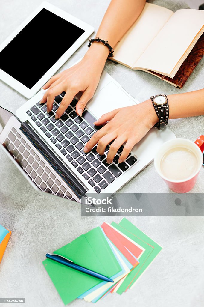Working Desk Business Stock Photo