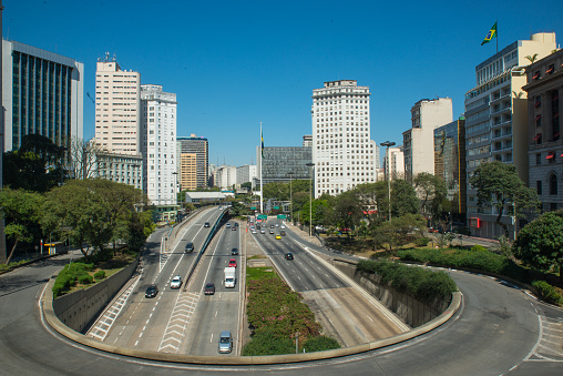 Avenida Pauliste in the center of Sao Paulo