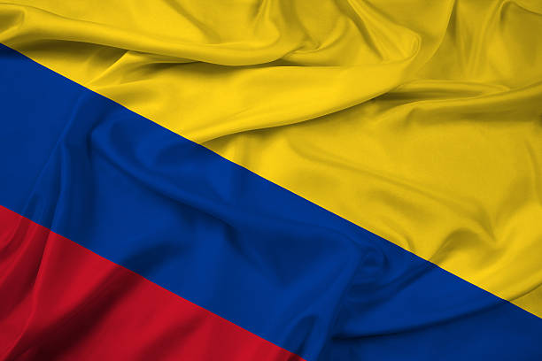 istock Waving Colombia Flag 486260501
