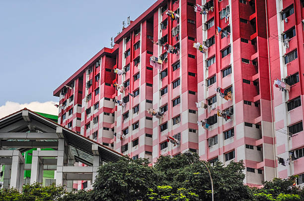 istock Apartment Blocks in Singapore 486260931