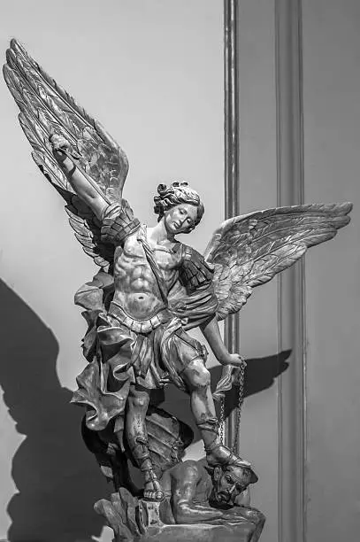 Photo of Archangel Michael statue