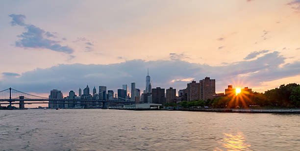 istock New York Skyline with Sunburst 486263862