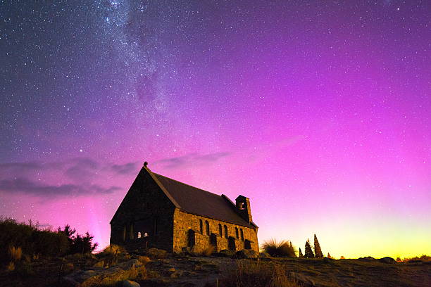 istock Church under the Milky Way 486265885