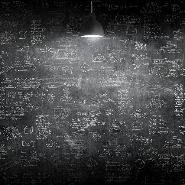 istock business strategy on the wall with lamp 486274672