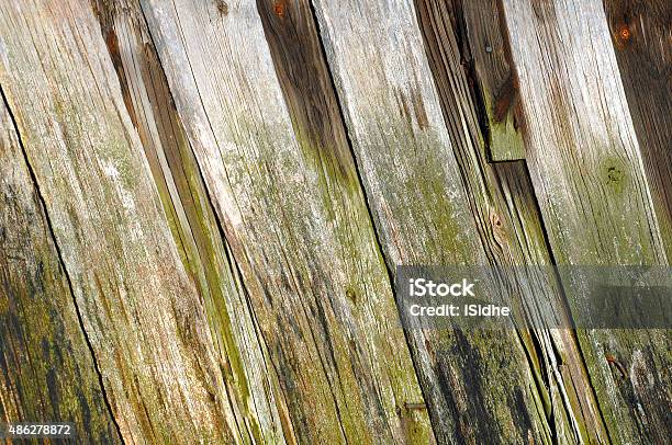 Old Wooden Wall Background Stock Photo - Download Image Now - 2015, Antique, Backgrounds