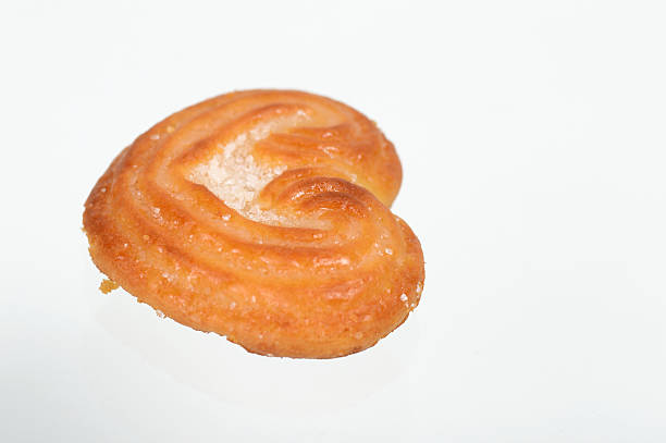 istock Sweet biscuits in shape of hearts (isolated) 486284376