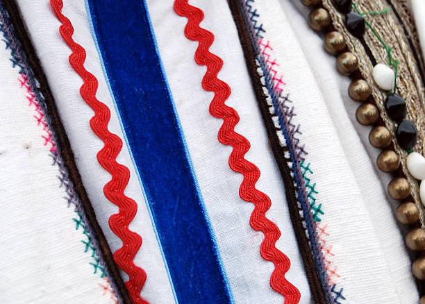 istock Traditional macedonan clothes,details 486284748