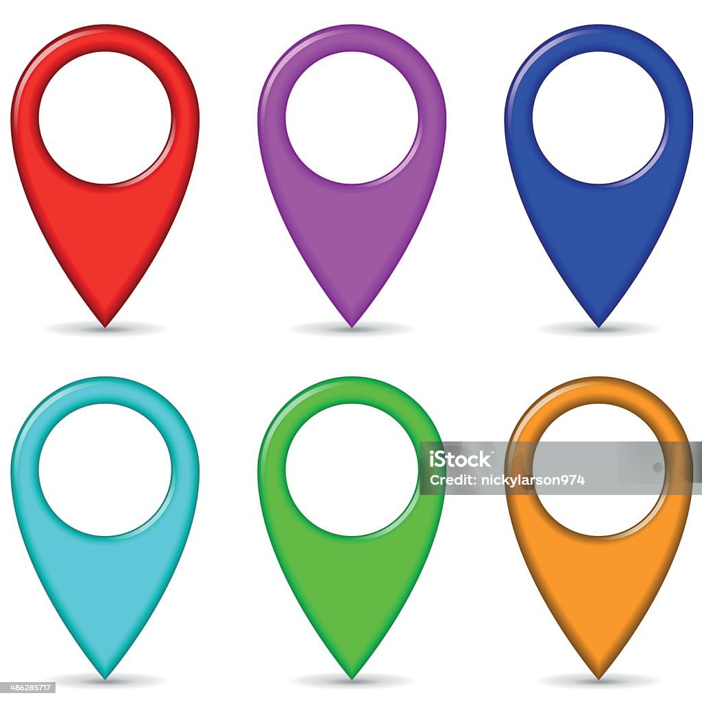 Vector Files Pin Vector Pins Set Stock Illustration - Download Image Now - Arranging ...