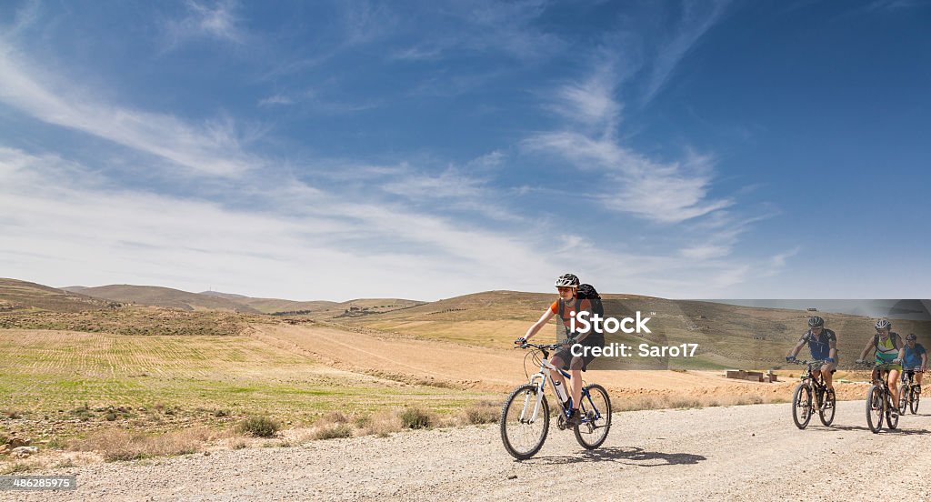 Jordan highland mountainbiking - Foto de stock de Cirro libre de derechos