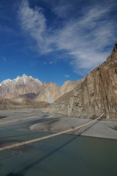 istock Suspension bridge in Northern Pakistan 486286204