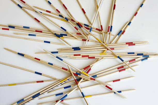 istock Mikado micado color bunt game play random 486286464