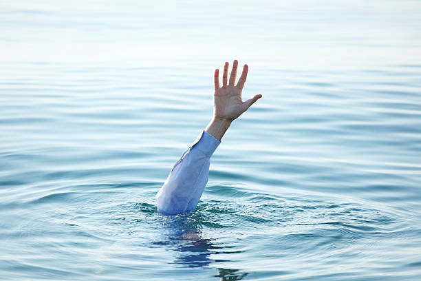istock Hand of drowning man 486286547