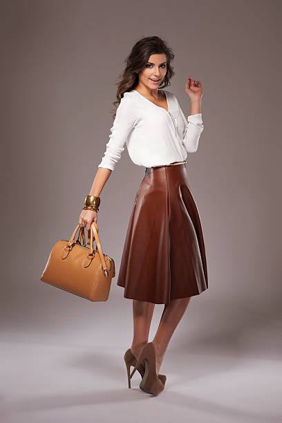 istock Leather bag and leather skirt and I am ready 486287162