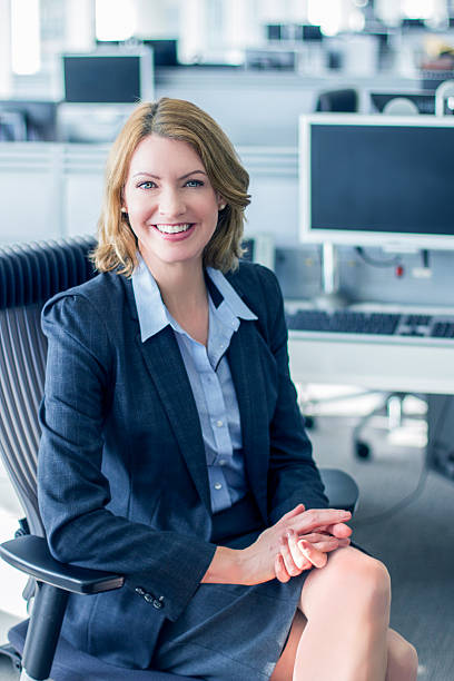 istock Happy business woman 486287471