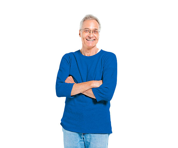 istock Confident Mature Man Standing with Arms Crossed 486288333