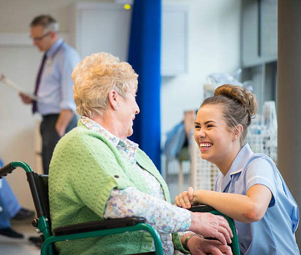 istock senior female patient in hospital 486290127