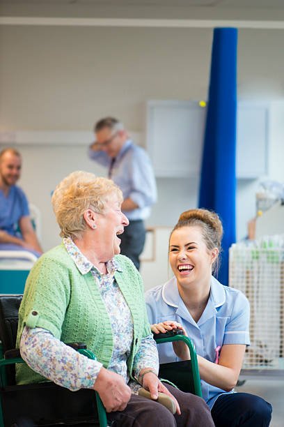 istock senior female patient in hospital 486290137
