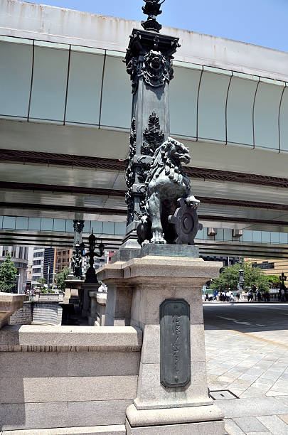 istock Lion sculpture of Nihonbashi 486290442