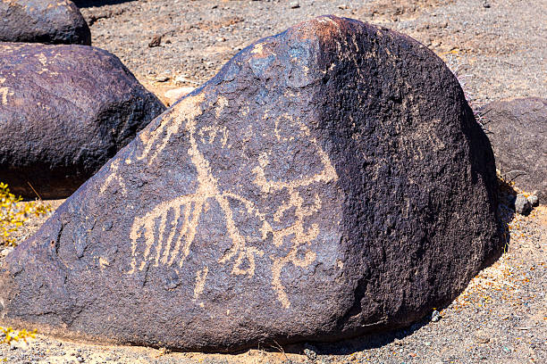 istock Petroglyph Site, Near Gila Bend, Arizona 486290583