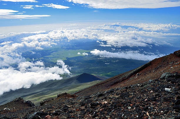 istock view from the top of Mt. Fuji 486300764