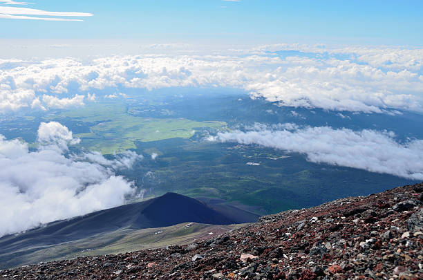 istock view from the top of Mt. Fuji 486302178