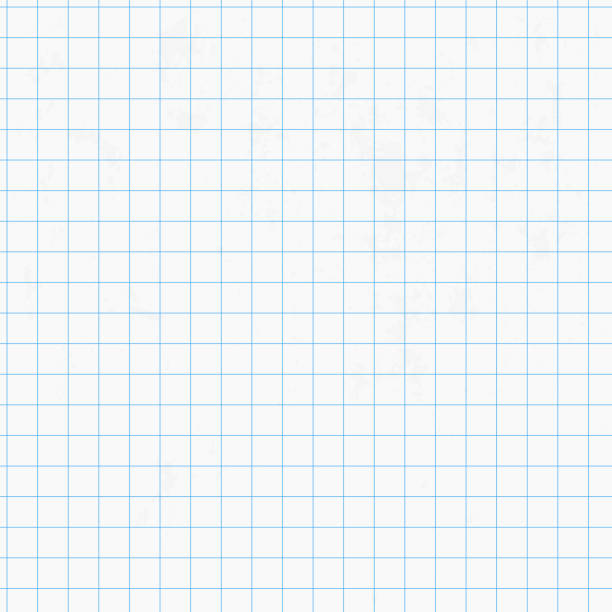 бесшовный белый квадратный миллиметровка - blueprint graph paper paper backgrounds stock illustrations
