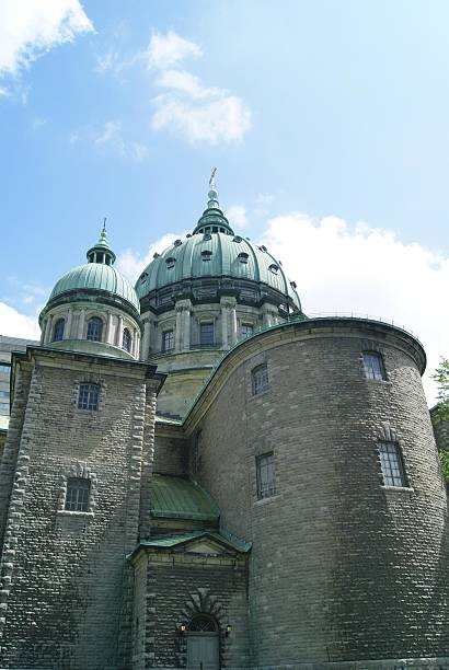 Mary, Queen of the World Cathedral, Canada Tourist attraction in Montreal, Quebec (free entry & photography is allowed) mary queen of the world cathedral stock pictures, royalty-free photos & images