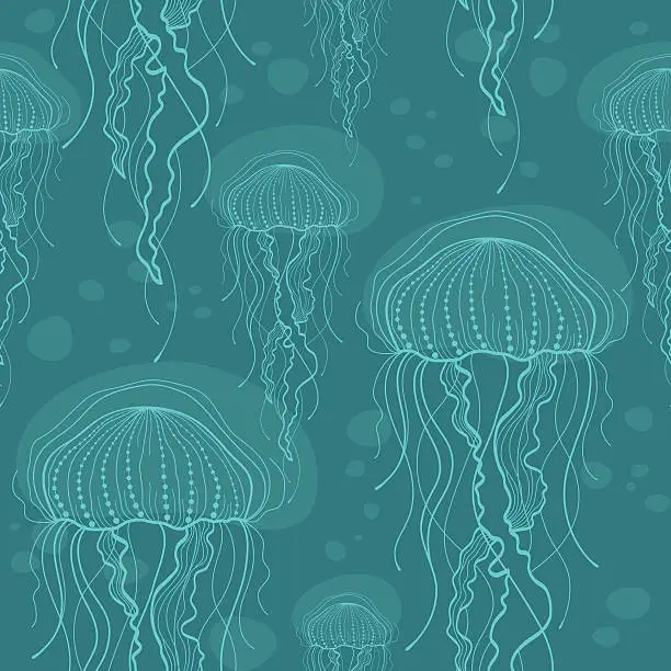 Vector illustration of Jellyfish2