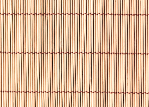 Close-up of wooden ceiling slat.