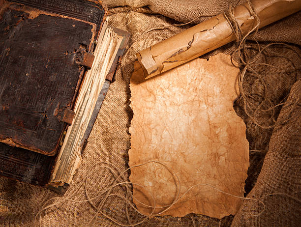 antique book and old papers